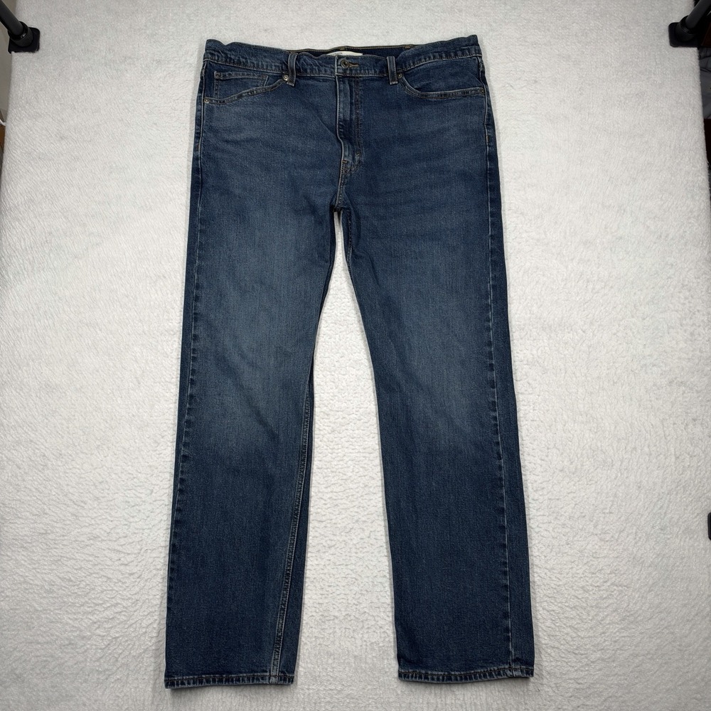 Levis Signature Slim Straight Jeans Blue Denim Pants Men's Size 38x32